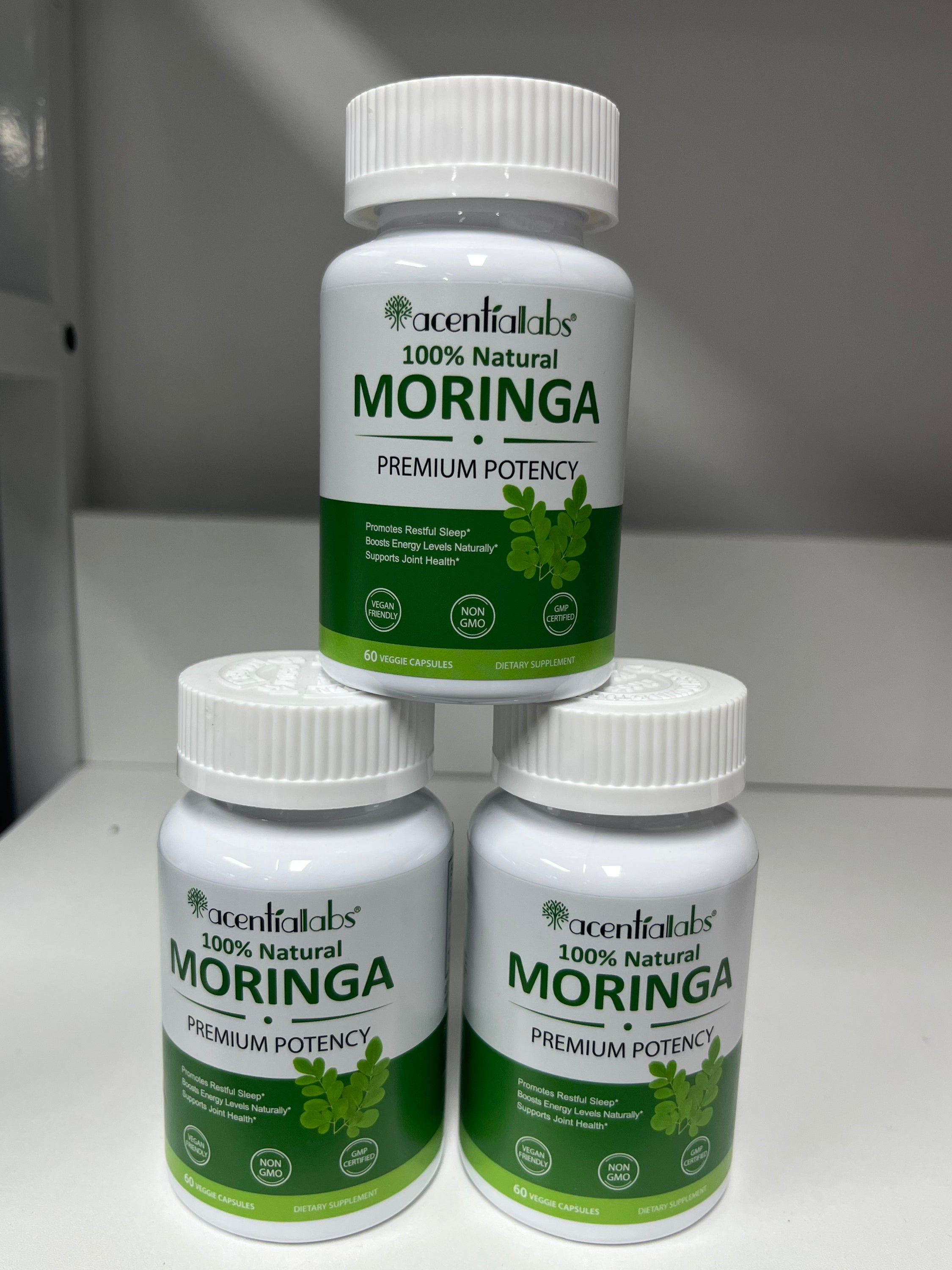 🔥3+ Poudre de Moringa 180 Gélules de Haute Qualité🔥